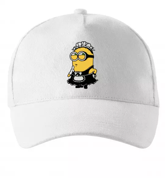 Кепка Міньйон покоївка Белый фото