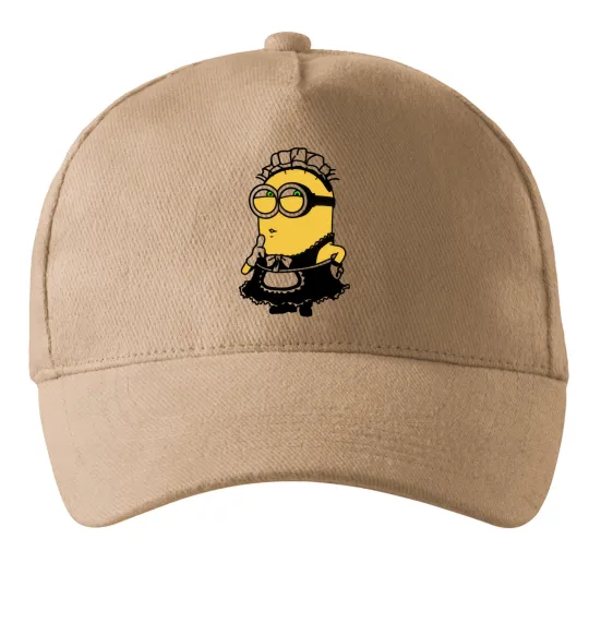 Кепка Міньйон покоївка Песочный фото