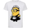 Детская футболка Міньйон покоївка Белый Детская футболка Міньйон покоївка Белый фото