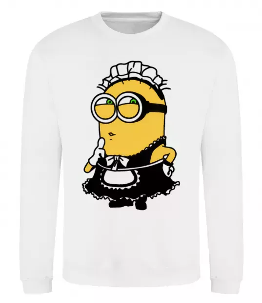 Світшот Міньйон покоївка Білий фото