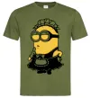 Чоловіча футболка Міньйон покоївка Оливковий Чоловіча футболка Міньйон покоївка Оливковий фото