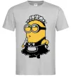Чоловіча футболка Міньйон покоївка Сірий Чоловіча футболка Міньйон покоївка Сірий фото