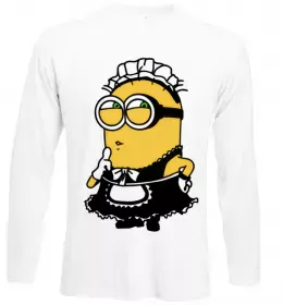 Лонгслив Міньйон покоївка Белый фото