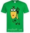 Мужская футболка Миньон с моржо Зеленый фото