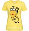 Жіноча футболка Миньон с моржо Лимонний фото