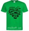 Мужская футболка Миньоны сердечко Зеленый фото