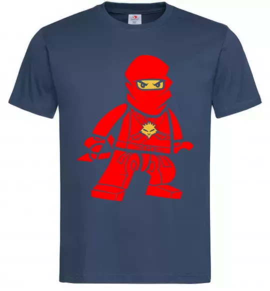 Чоловіча футболка Ніндзя Кай Темно-синій фото