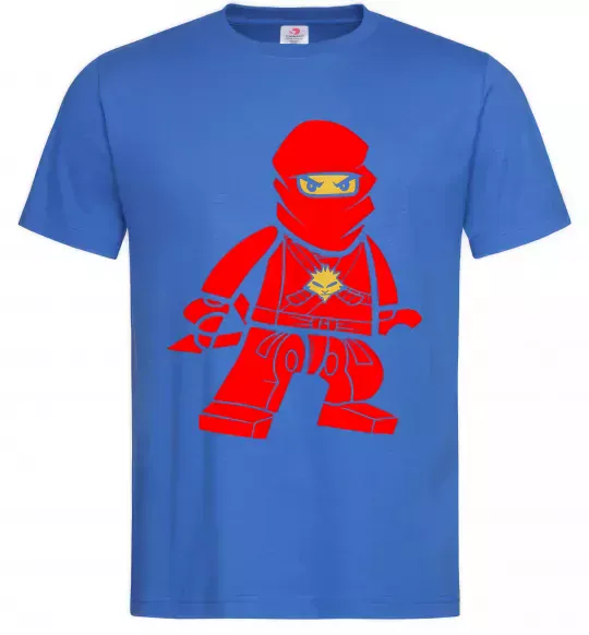 Чоловіча футболка Ніндзя Кай Яскраво-синій фото