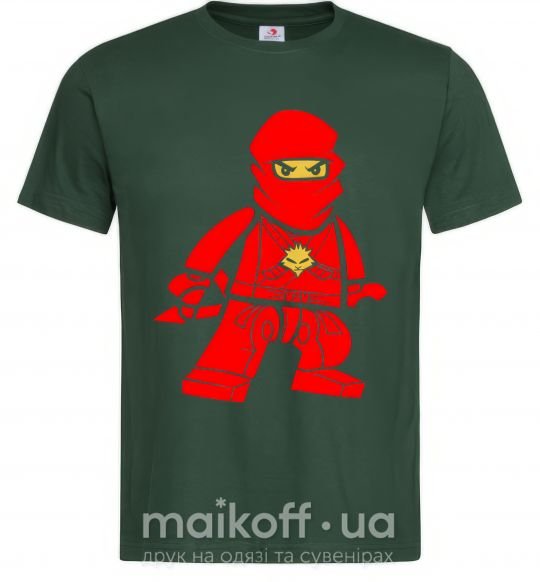 Чоловіча футболка Ниндзя Кай Темно-зелений фото