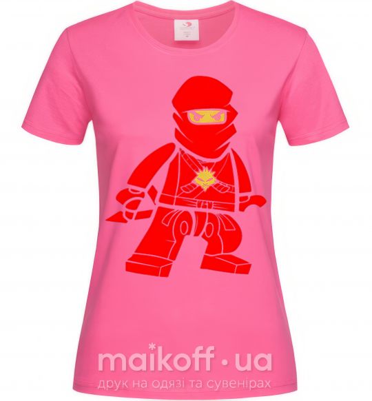 Женская футболка Ниндзя Кай Ярко-розовый фото