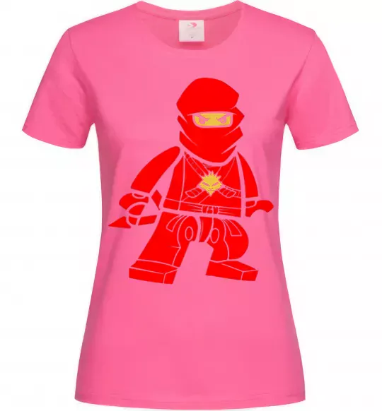 Жіноча футболка Ніндзя Кай Яскраво-рожевий фото