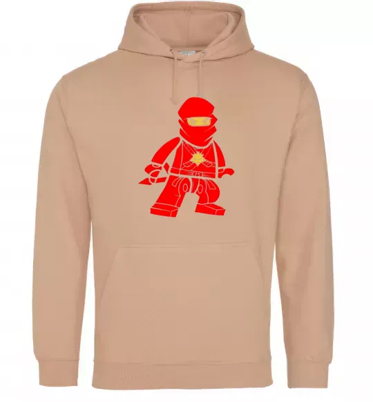 Чоловіча толстовка (худі) Ніндзя Кай Пісочний фото