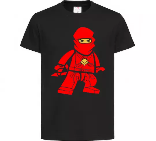 Детская футболка Ніндзя Кай Черный фото