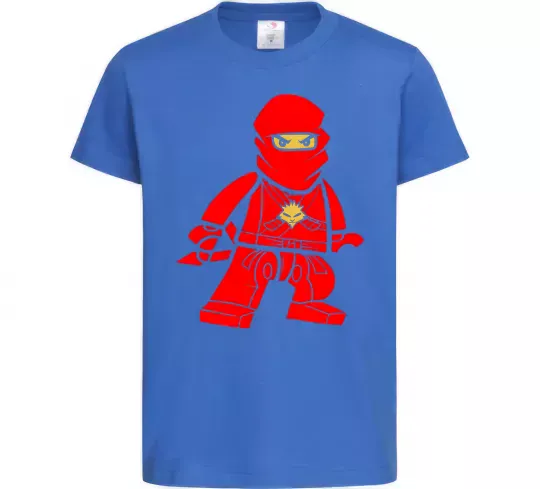 Детская футболка Ніндзя Кай Ярко-синий фото