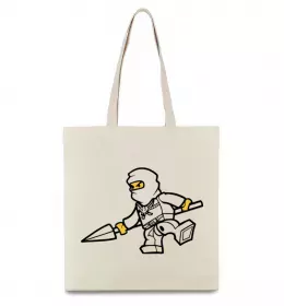 Эко-сумка Lego friends Бежевый фото