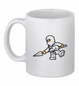 Чашка керамическая Lego friends Белый фото