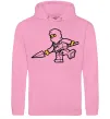 Жіноча толстовка (худі) Ніндзя зі списом Рожевий фото