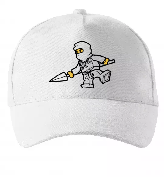 Кепка Ніндзя зі списом Білий фото