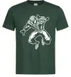 Чоловіча футболка Spiderman Jump Темно-зелений фото