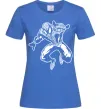 Жіноча футболка Spiderman Jump Яскраво-синій фото