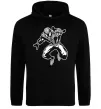 Мужская толстовка (худи) Spiderman Jump Черный фото