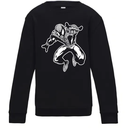 Дитячий світшот Spiderman Jump Чорний фото