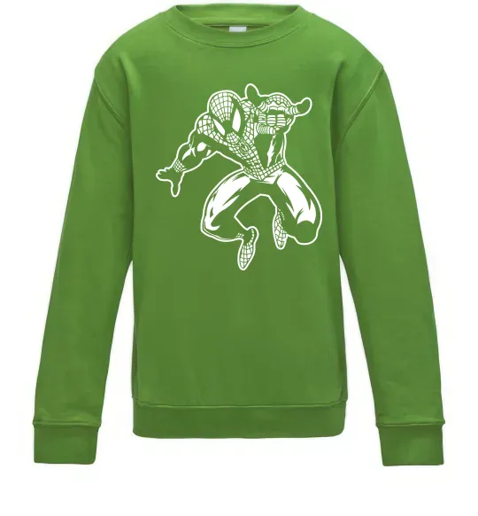 Дитячий світшот Spiderman Jump Лаймовий фото