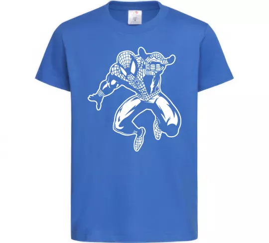 Детская футболка Spiderman Jump Ярко-синий фото