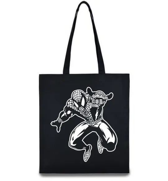 Эко-сумка Spiderman Jump Черный фото