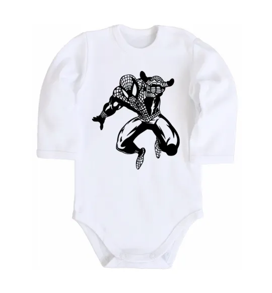 Дитячий бодік Spiderman Jump Білий фото