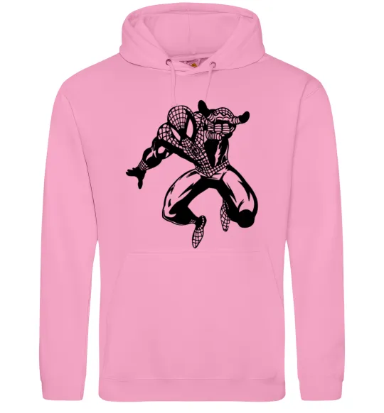 Мужская толстовка (худи) Spiderman Jump Розовый фото