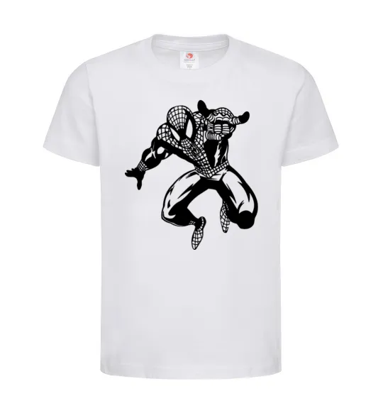 Детская футболка Spiderman Jump Белый фото