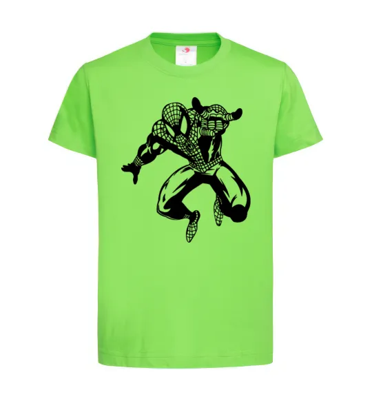 Детская футболка Spiderman Jump Лаймовый фото