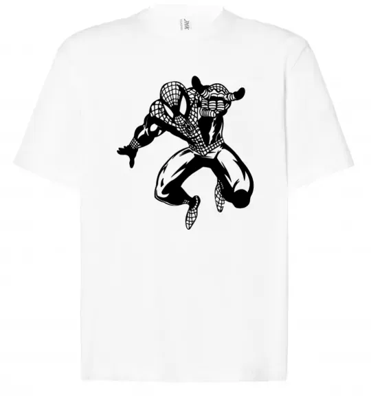 Футболка Оверсайз Spiderman Jump Белый фото