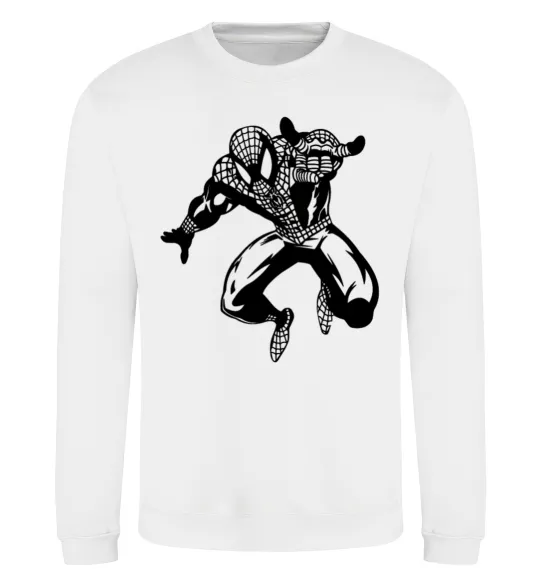 Світшот Spiderman Jump Білий фото