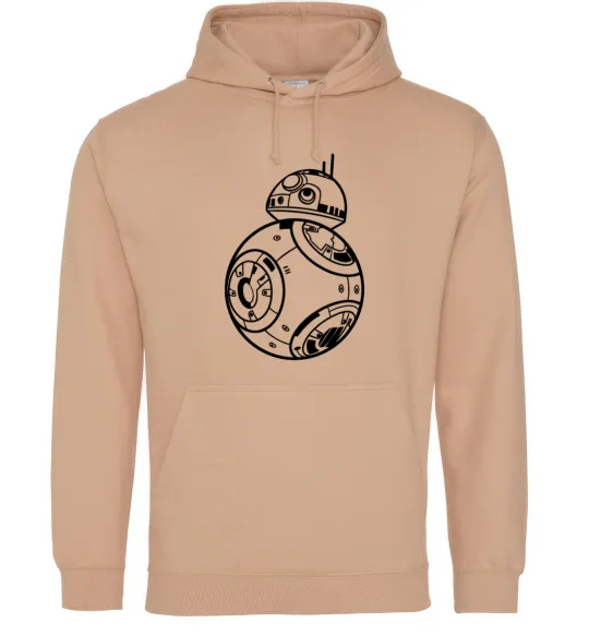 Мужская толстовка (худи) BB8 Песочный фото