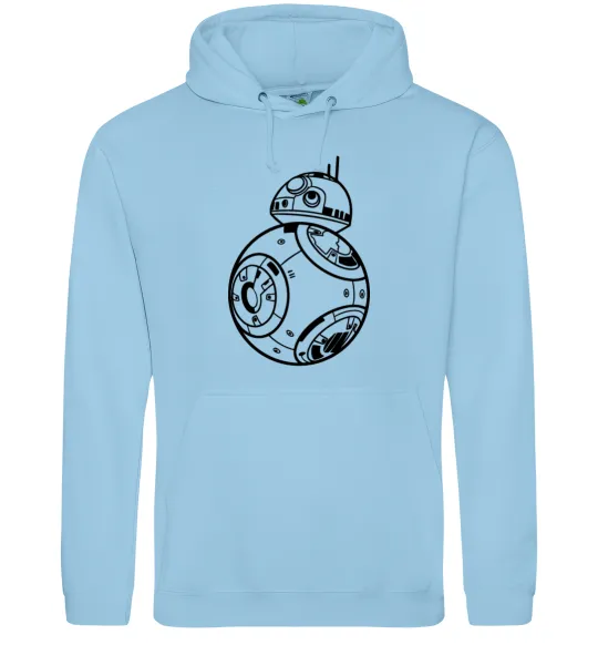 Жіноча толстовка (худі) BB8 Блакитний фото