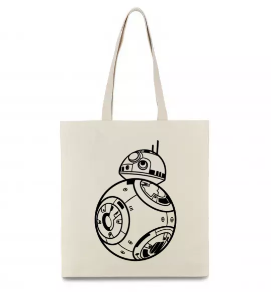 Эко-сумка BB8 Бежевый фото