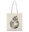 Эко-сумка BB8 Бежевый фото