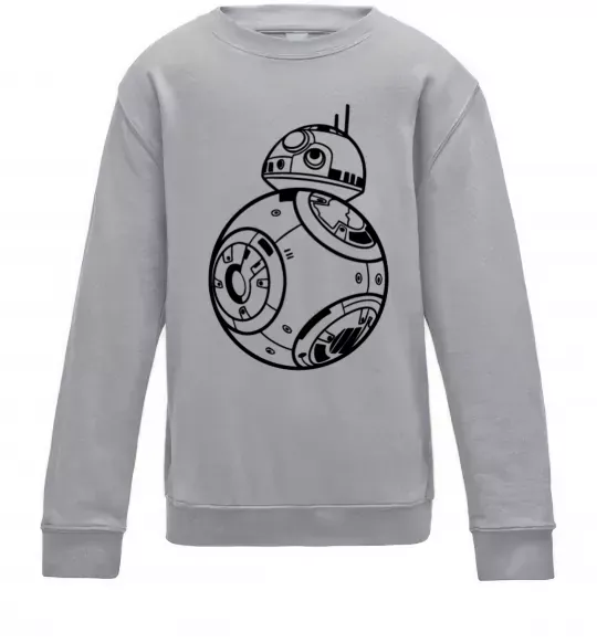 Детский Свитшот BB8 Серый меланж фото