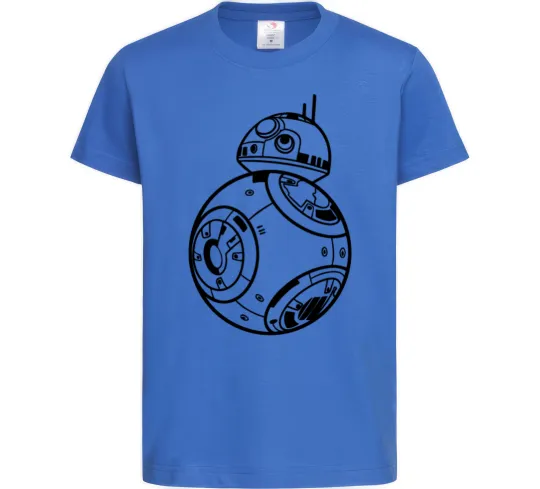 Дитяча футболка BB8 Яскраво-синій фото