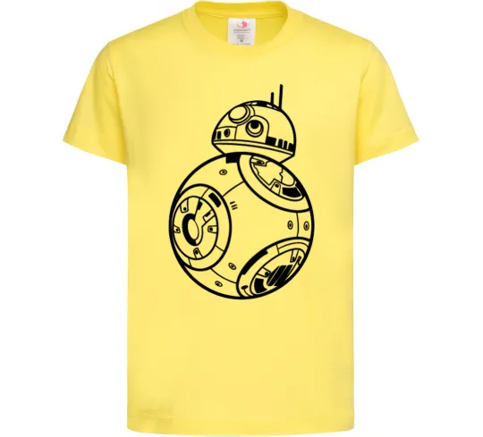 Дитяча футболка BB8 Лимонний фото