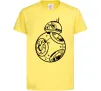 Дитяча футболка BB8 Лимонний Дитяча футболка BB8 Лимонний фото