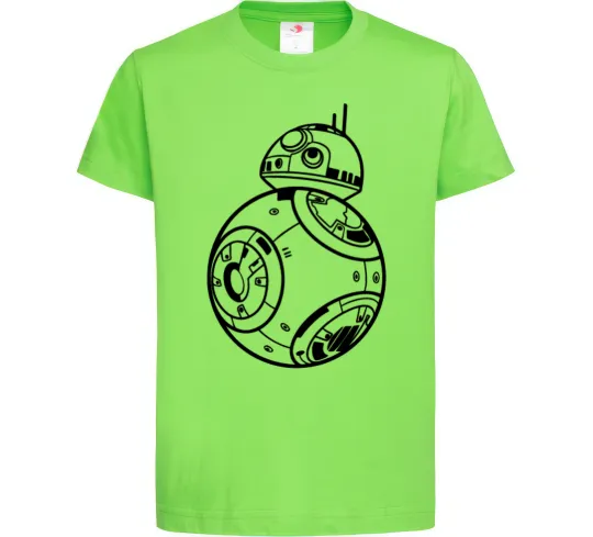 Дитяча футболка BB8 Лаймовий фото