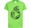 Дитяча футболка BB8 Лаймовий Дитяча футболка BB8 Лаймовий фото