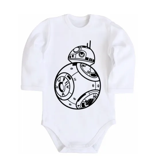 Дитячий бодік BB8 Білий фото
