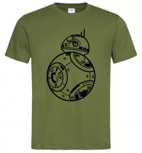 Мужская футболка BB8 Оливковый фото