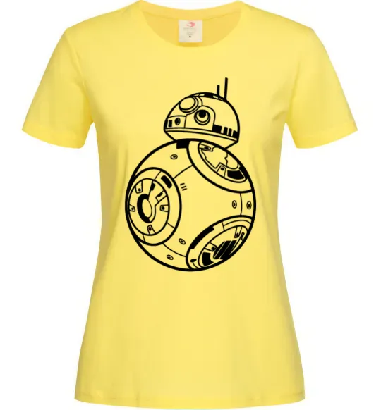 Жіноча футболка BB8 Лимонний фото