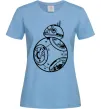 Жіноча футболка BB8 Блакитний фото