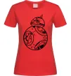 Жіноча футболка BB8 Червоний фото